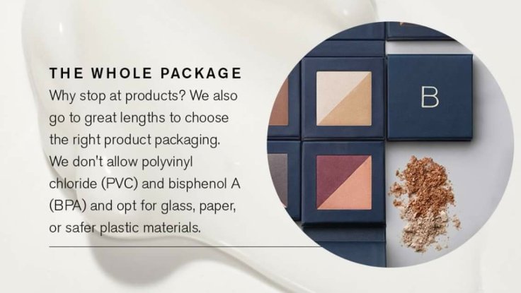 Better Beauty Vermont- Why stop at products? Beautycounter also goes to great lengths to choose the right product packaging. We don't allow polyvinyl chloride (PVC) and bisphenol A (BPA) and opt for glass, paper, or safer plastic materials
