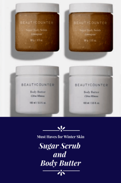 Beautycounter sugar scrub and body butter
